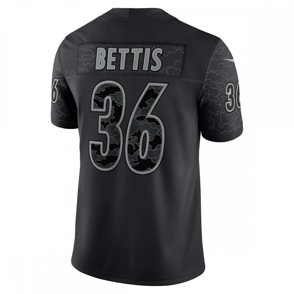 Jerome Bettis Pittsburgh Steelers Nike Retired Player RFLCTV Limited Jersey - Black-GridironStore